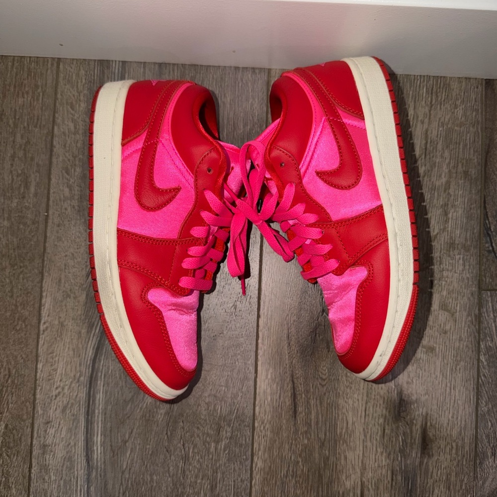 Jordan 1 Low Valentines Day- Pink Blast Size 7